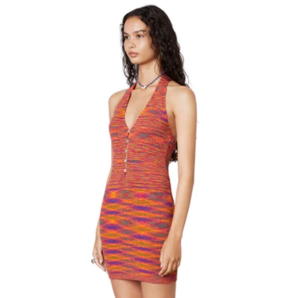 60’s styled NIA Knit, Halter Dress (M/6-8) - Picture 2 of 4